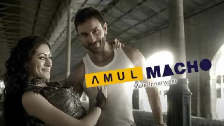 Jeniffer Piccinato in the Amul Macho advertisement