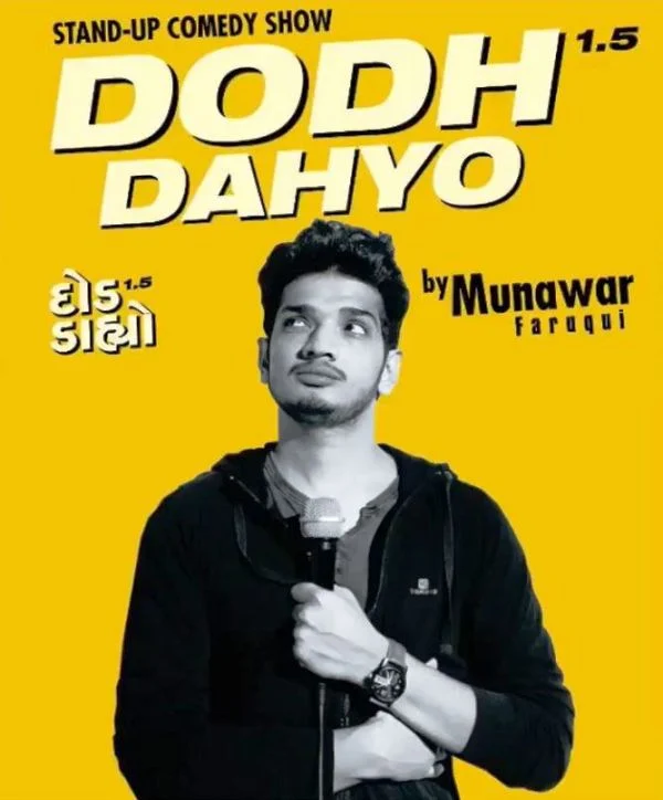 In July 2019, he performed his first one hour Gujarati show titled “Dodh Dahyo” in Malad, Mumbai.