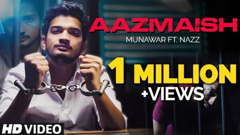 In March 2021, Munawar teamed up with the Indian musician Nazz for a hip-hop song titled “Aazmaish,” 