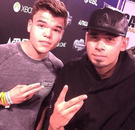 Jelle Van Vucht photographed with Afrojack